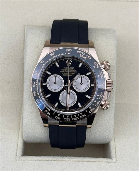 Rolex 2024 Daytona Oro rosa Oysterflex new nuovo full set for 